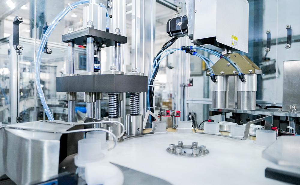 FURI automatic cap assembly machine manufacturing workshop